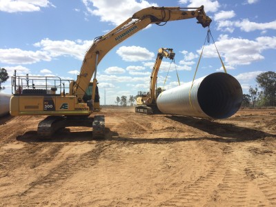 12 Mile Creek Civil Construction - CSP Road Crossing Works