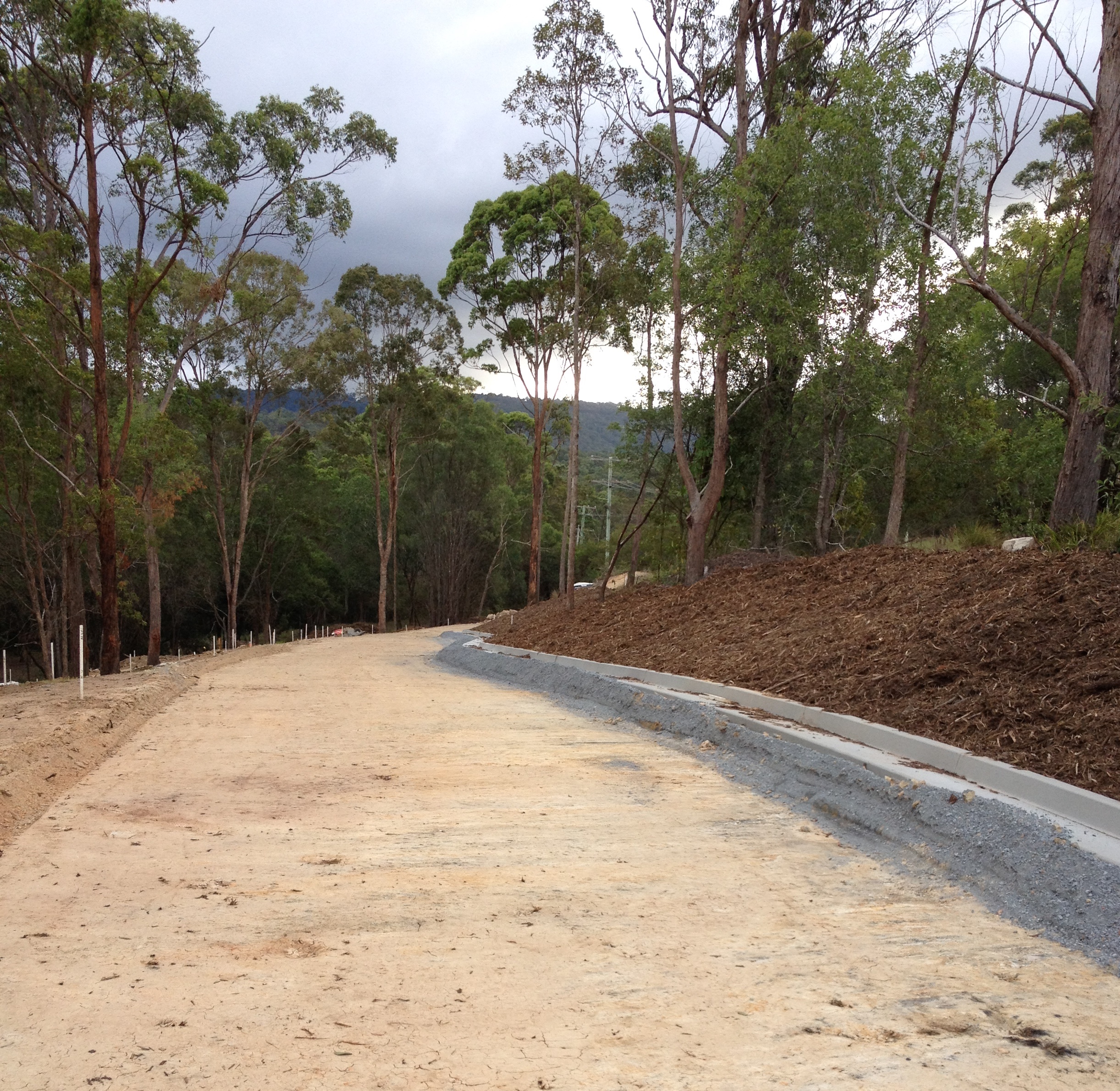 Bonogin QLD Residential Subdivision - Kerb & Gutter Construction