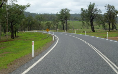 Main Road Construction Monto Mt Perry - Line Marking & Road Furniture
